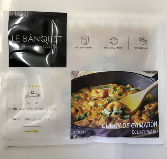 Curry de Camarones Familiar
