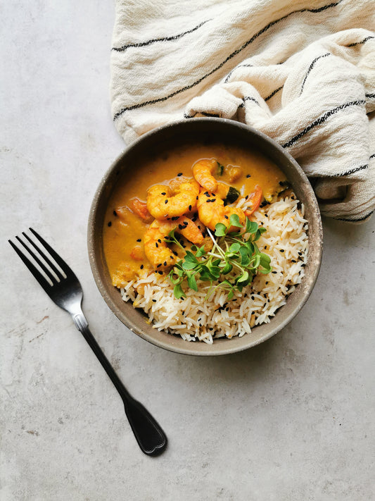 Curry de Camarones Familiar
