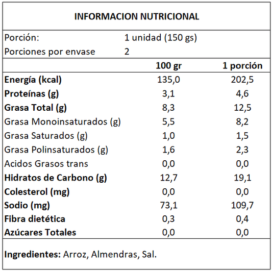 ARROZ ALMENDRADO